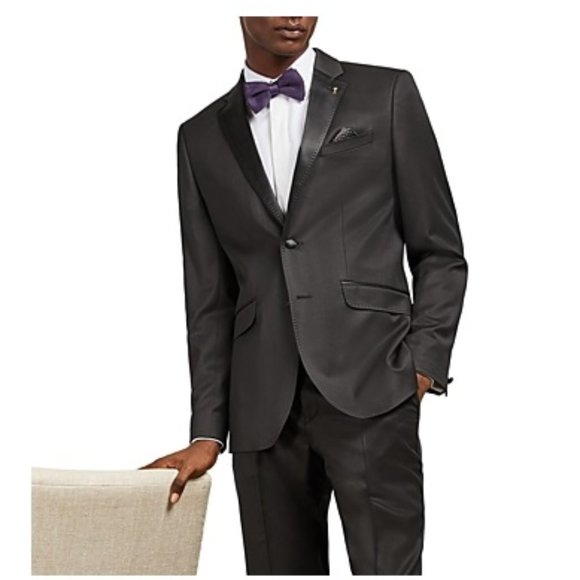 Ted Baker London Other - NWT Ted Baker Men's Black Antonj Pashion Dinner Suit Jacket Coat 46R $649 BB433